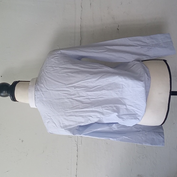 Fun&Fun pinstriped buttondown blouse sz 44 (US 8) - Picture 2 of 4